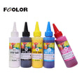 FCOLOR 100ml Dtf Film Ink DTF Pigment Heat Transfer Pet Film Ink Printing Ink for Epson XP600 L1800 L1805 I3200 Dtf Printer