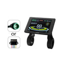H-100 Electric Bike Intelligent Display 24V-72V Waterproof Connection Plug Colorful LCD 36V/48V/52V/60V SM/ Ebike Conversion Kit