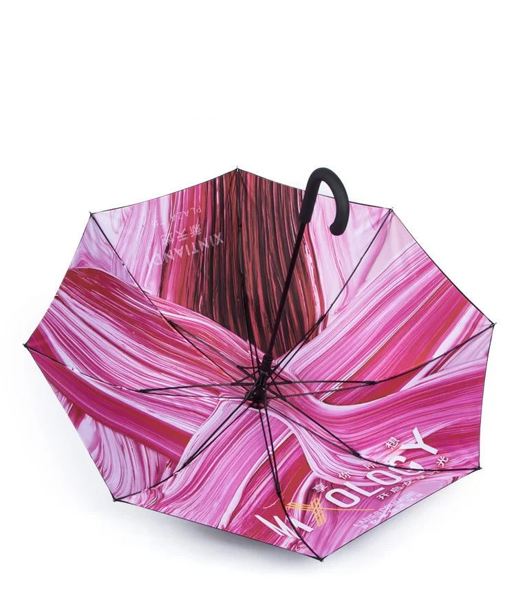 Designer Double Layers Umbrella Wholesale Personalized Umbrella Custom Printing Inside Uv Rain Umbrella