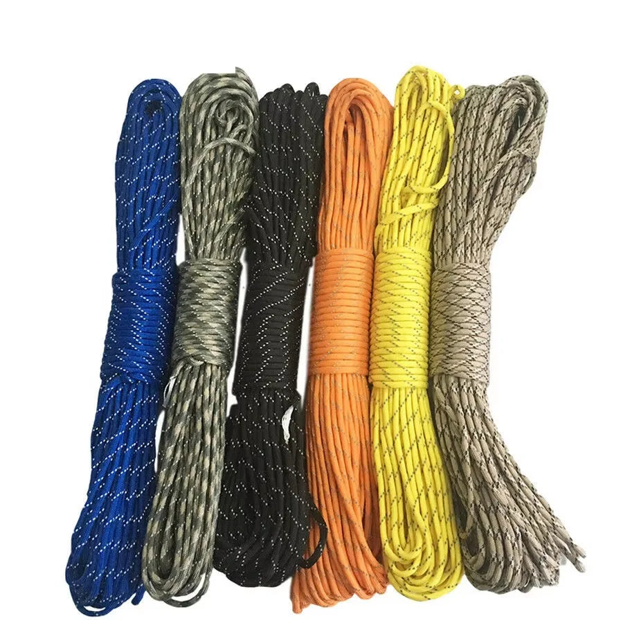 30meters 100ft 750lb Parachute Cord for Crafting/ DIY Projects/Camping  & Active Outdoors 100% Polyester  750lb Paracord