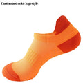 Unisex High Fitness Running Socks Custom Made Anti-Slip Ankle Socks ODM Casual Fashion Spring Cuff Knitted 100% Nylon Bottom