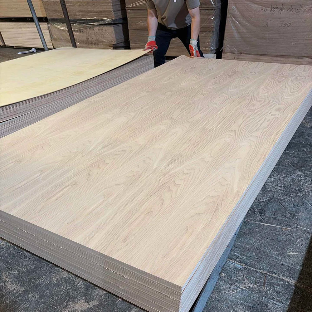 Brand New 18 mm Laminate Flooring White Mdf 4x8 Ash Veneer Plywood