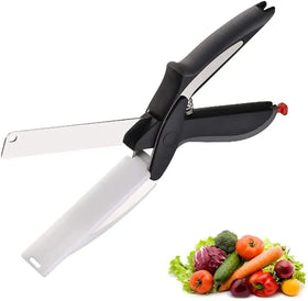 Smart Kitchen Shears Salad Scissors Chopper Multi-functional Kitchen Vegetable Herb Scissor