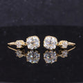 Starsgem Factory Making Latest 14K Yellow Gold Jewelry Studs Earring Pendant Old Mine Cut Gemstone Diamond Moissanite Earring