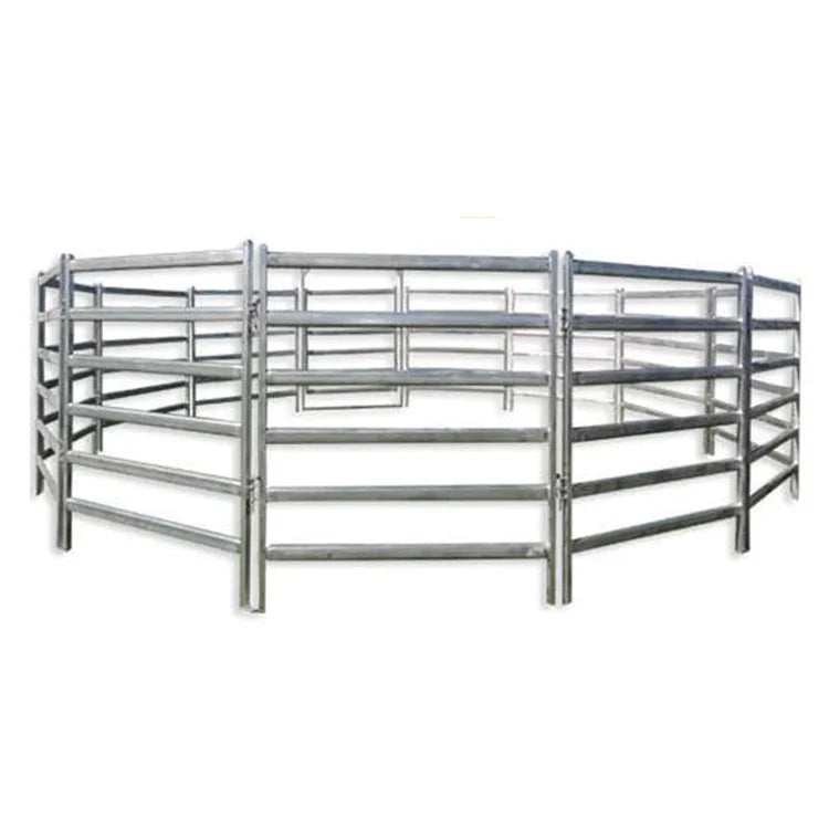 1.8m H X 2.1m L 6 Oval Rail 30x60mm Horse Round Yard Panel / Horse Pen