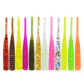 WEIHE Soft Lure 4CM 0.35G Fishing Lure Mini Soft Worm  Needle Tail Soft Lure Rockfish Ocean Rock Bait Artificial Bait