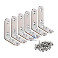 Stainless Steel 50*50 Right Corner Bracket Table Leg Furniture Wood Support Bracket L Shaped Brackets