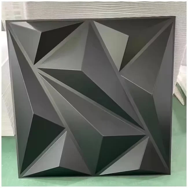 Modern Design PVC Embossed 3D Wall Panels Sticker for Living Room Hall & Exterior Decor-Factory New!