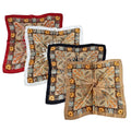Women's Vintage Bandanas Paisley Design 70x70cm Fashion Square Silk Hair Scarf Soft Satin Hair Wrap Bandana for Outdoor Use
