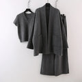 Boutique Wholesale 2026 Autumn Korean Version Loose and High-end Casual Age Reducing and Slimming Women's Set