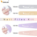 VENALISA 5 Options Nail Files 100/120/150/180 Wholesale Private logo Double-sided Nail Tools Professional Nail Buffer Block File