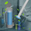 Household Disposable Creative Home Bathroom Cleaning Artifact PP Material With Soap Dispenser Bathroom Use Handle Toilet Brush