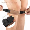 Melenlt Sports Knee Support Strap Adjustable Patella Knee Brace Microfiber Leather Cushioning for Basketball Running Fitness MegaBDM