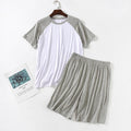 Custom Comfortable Night Wear With Short Sleeve Tops Women's Sleepwear Pajamas for Men