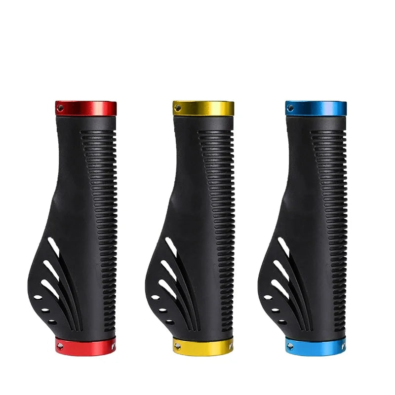 Hollow Flat Bike Grip MTB Anti-slip Aluminum Alloy Bicycle Handlebar Grips