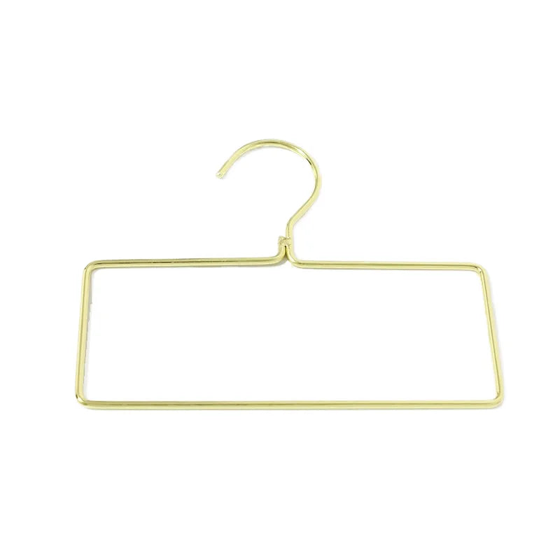 Metal Alloy Towel Tie Storage Rack Hijab Accessories Fashion Hijab Scarf Hangers Iron Round Rectangle Hangers