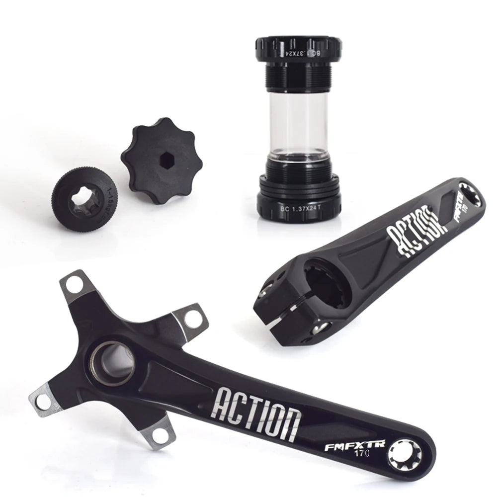 MTB Mountain Bike 170mm Right Crank 104BCD Bicycle Freewheel Bicycle Crank Set  Crank Arm Bike Part