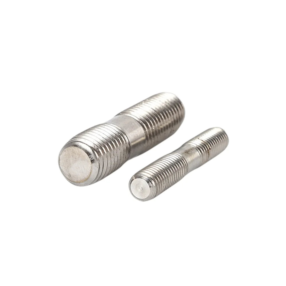 Fastener Double End Studs Threaded Rod Stud Bolt High Strength 8 8 Grade ASTM A193 B7 Stainless Steel Carbon Steel Black Plain