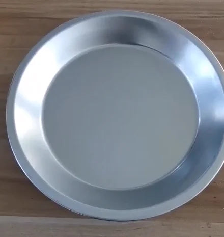 Heavy Duty Aluminum Foil Pans Round Foil Pie Pan Silver Foil Shallow Box for Baking Roasting Reusable
