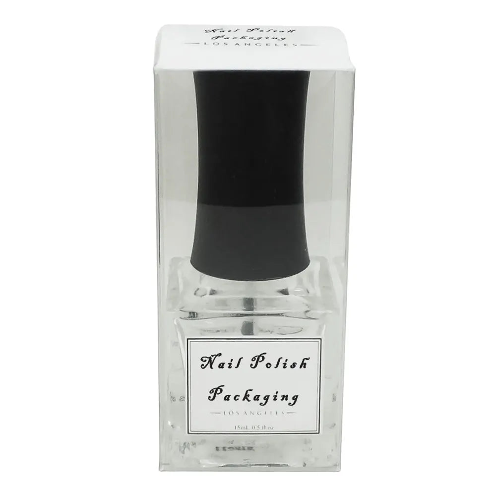 Custom Printing Makeup PVC Nail Polish Box Transparent Plastic Packaging Boxes Biodegradable Cosmetic Packaging