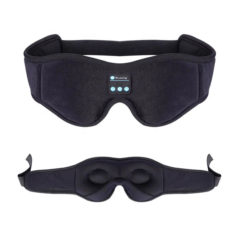 2025 New 5.0 Wireless Music Eyemask Sleep Travel Custom  3D Sleep Blindfold Eye Mask Premium Eye Health