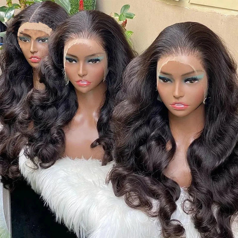 Raw Vietnamese Wig Human Hair Ocean Wave Lace Front Wigs Human Hair Wholesale Glueless HD Lace Frontal Wigs for Black Women
