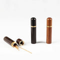 Portable Wood Toothpick Holder Mini Toothpick Box Pocket Toothpick Holder