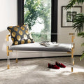 Factory Price Acrylic Leisure Chair Clean Bench Stool for Living Room Bed End Sofa Stool for Bedroom Hotel School Apartment