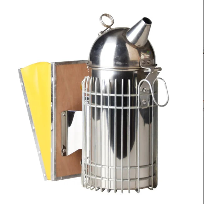 Small Size Stainless Steel Leatheroid Bee Smoker New Condition Manual Bee Smoking Tools