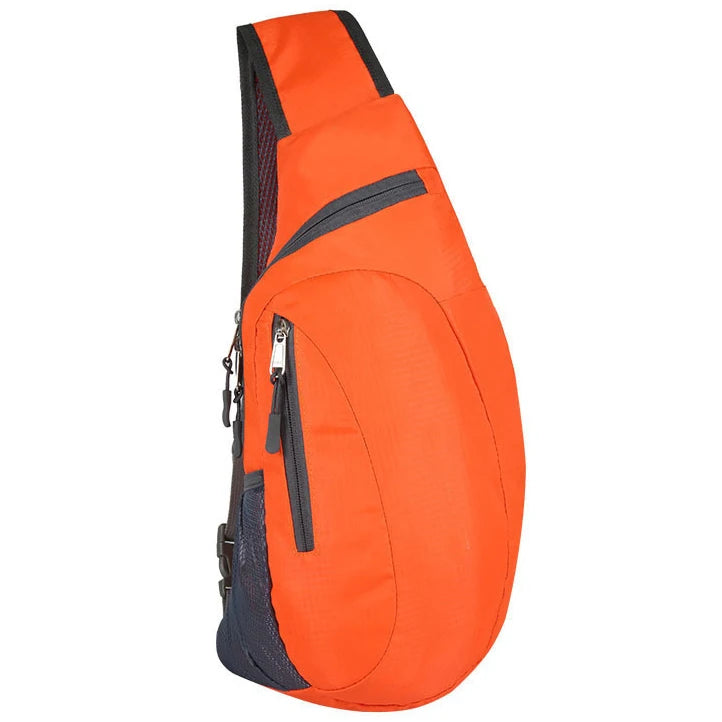 Custom Women's Folding Travel Bag Messenger Shoulder Sling Bags Men Foldable Light Chest Crossbody Pack