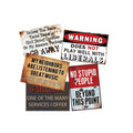 Funny Sarcastic Metal Signs Man Cave Wall Vintage Pub Funny Bar Wall Decor Slogan Rules Cheers Tin Plates Art Poster