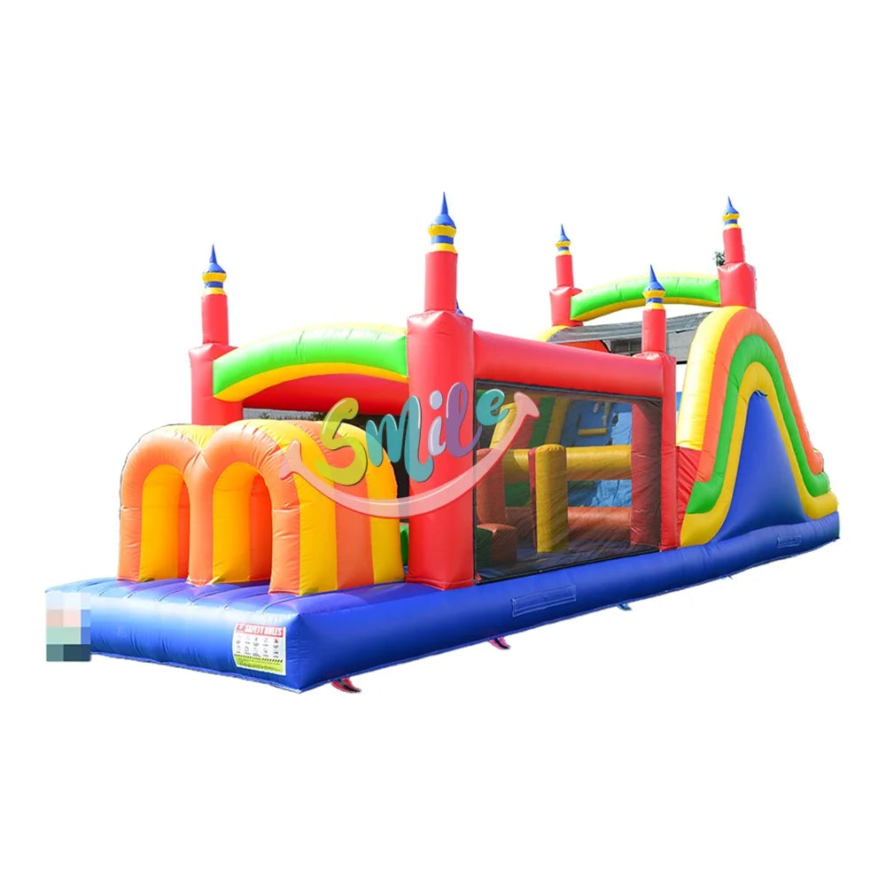 Commercial Outdoor Inflatable Obstacle Course Challenges Adult Inflatable Obstacle Courses Bounce House Party Games