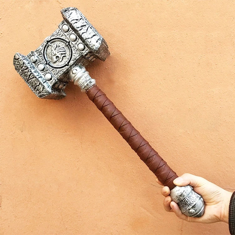 Thor's Hammer Children's Toy WJS04 with Thunder Metal PU Arms Pu the Viking Hammer Avengers