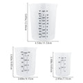 Silicone Measuring Cup Non-Stick Flexible Chocolate Butter Flour Measuring Cups Mixing Jug Pouring Cup Taza Medidora