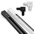 VOC Modern 1m Black White LED Magnetic Track Light Guide Rail Aluminum Shell Copper Core High CRI 90 for Indoor Kitchen Office