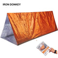 IRONDONKEY 1-2 Person Emergency Survival Tent Outdoor Mountaineering Waterproof Camping Emergency Tube Tent