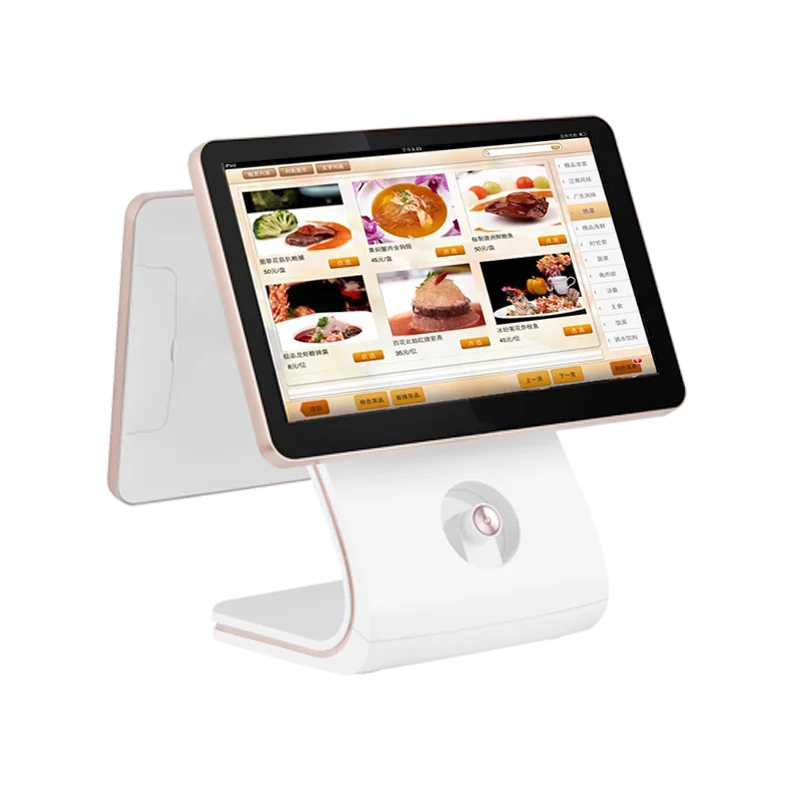 Rotation Credit Card Terminal Stand in Desktop Pos Retail System Machine Touch Screen Post of Sale