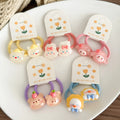 Cartoon Animal Hair Rubber Bands Cute Soft Elastic Hair Ties Sweet Hair Accessories for Girls Kids