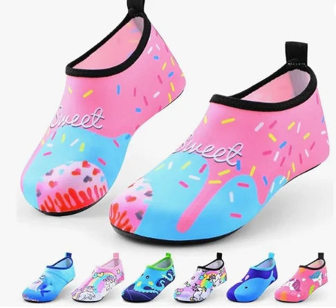 Girls Boys Toddler Kids Swim Water Shoes Quick Dry Non-Slip Water Skin Barefoot Sports Shoes Aqua Socks Beach Outdoor Sports