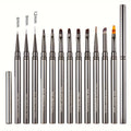 12pcs Set Nail Art Brushes Set Nail Art Design Pen Painting Tools With Gel Gradient Brush Detail Brush