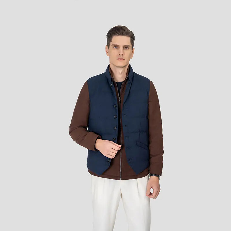 MTM Custom Men's Lightweight Down Jacket Casual Style Warm and Windproof Waterproof Processing Dye-Treated Clothing