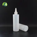 Hot Selling 50ml 100ml 250ml White Clear Squeeze PE Plastic Extruded Dropper Bottle with Twist Cap for Ink Hair Oil