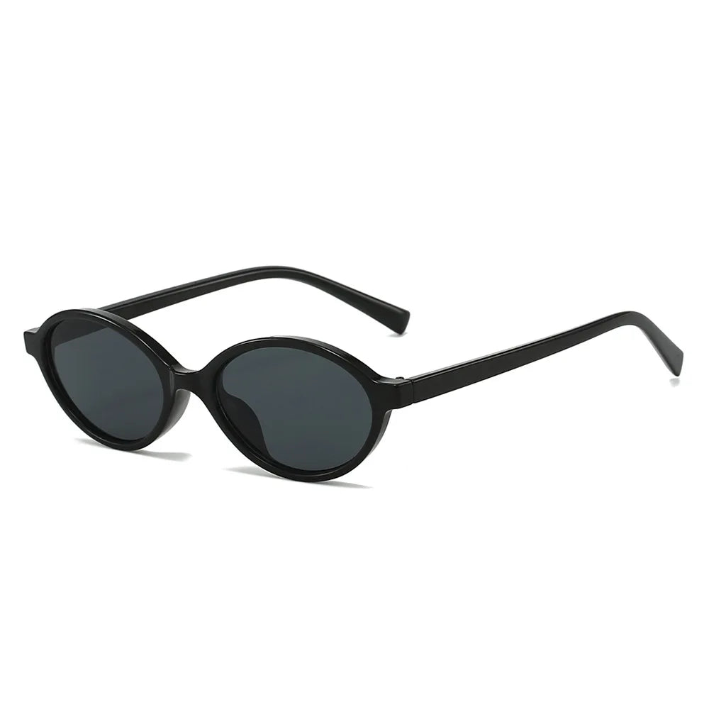 Korean Fashion Anti-UV PC Sunglasses for Women Trendy Plain All-Match Sunshade Travel Photograph New Internet Celeb Favorite