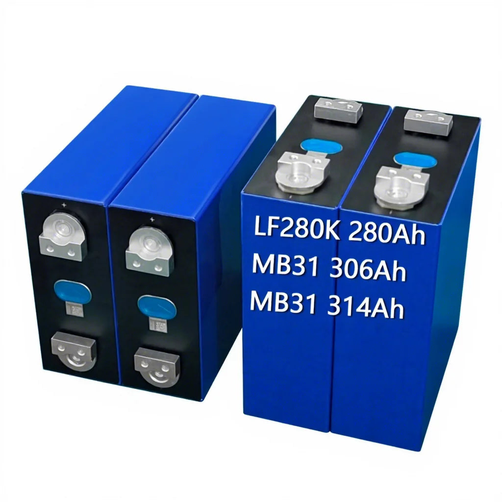 USA EU Stock Grade 3.2V 280Ah-314Ah LiFePO4 Prismatic Lithium Ion Battery Cells for 48V Solar Energy Storage System Battery