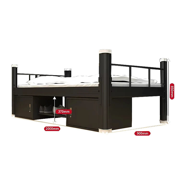 Bed Memory Foam Bunk Beds With Mattresses Customized Design for Men's Multifunctional  Loft Bunk Beds