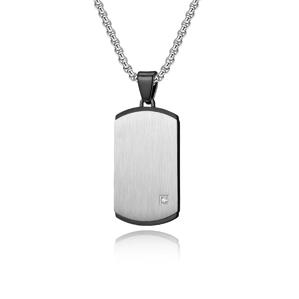 High-end Customized Stainless Steel Men's Necklace New Simple Classic Punk Style Trendy Fashion Jewelry Wholesale