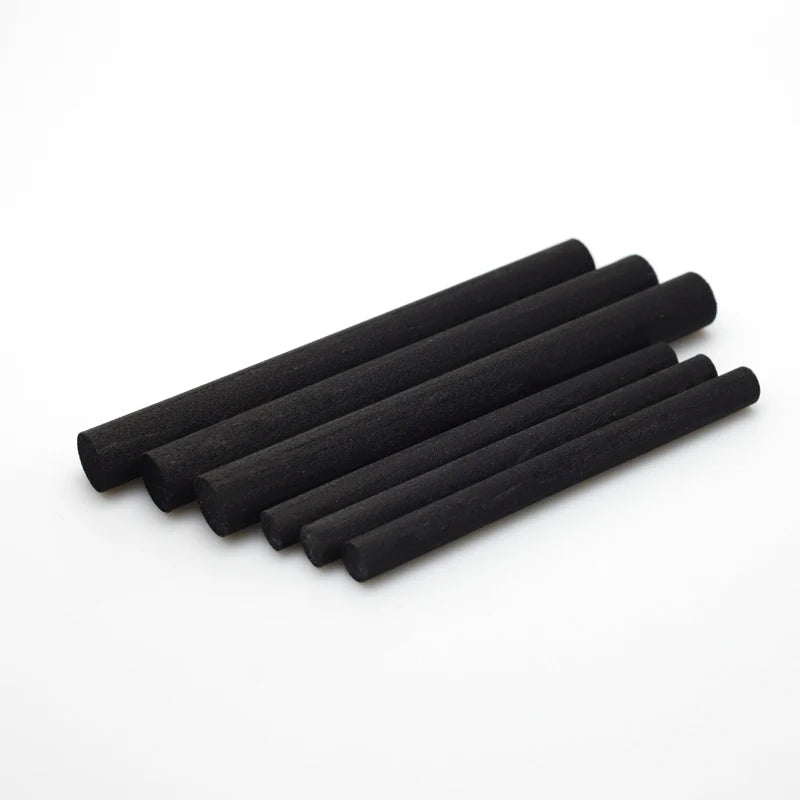 Wholesale Stocked Custom Black Fiber Wooden Rattan Thick Big Diameter Reed Diffuser Stick HH STICK GDW01