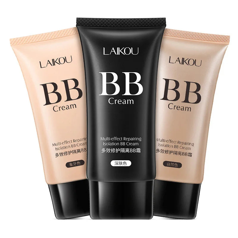 Hot Sale BB Cream 50g Moisturizing Hydrating Concealer Liquid Foundation Makeup Cosmetics Wholesale