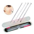 Acne Needle Extractor & Remover Tool Stainless Steel Silver Blackhead Removal Acne Needle Set
