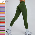 YOKE Women Seamless Yoga Leggings High Waist Push up Yoga Leggins Gym Pants Female Gym Butt Scrunch Legging